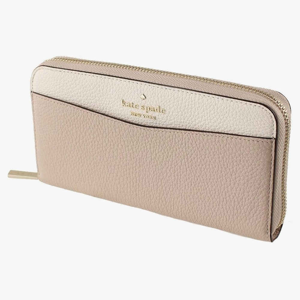 Kate Spade Beige and White Wallet